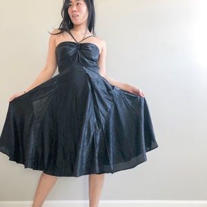Calvin Klein Shimmery Black Dress Size 4